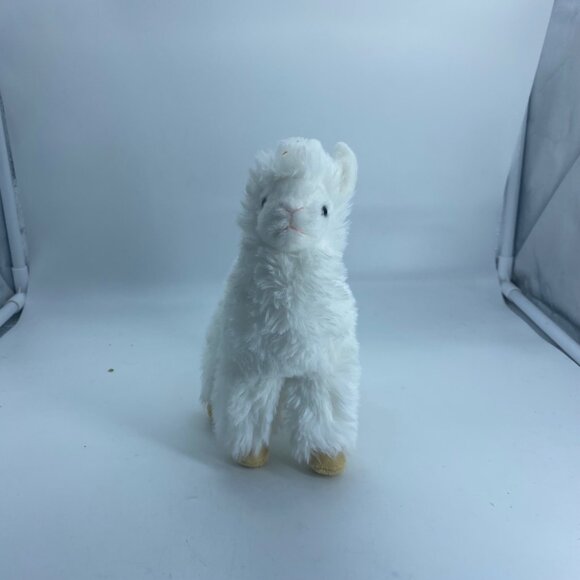 Douglas White Llama Alpaca Plush Stuffed Animal Cuddle Toy Super Soft 7.5" - Picture 2 of 5